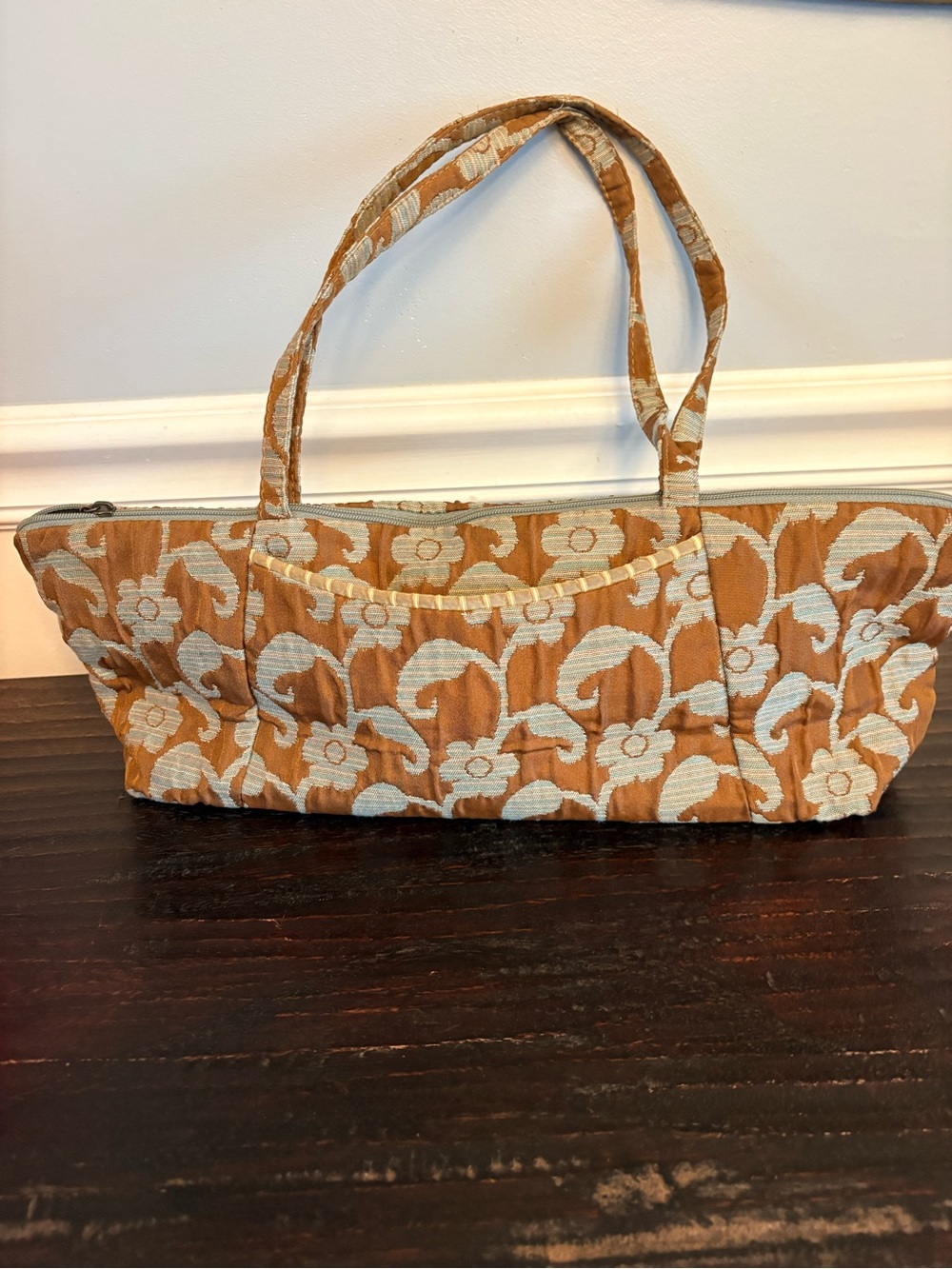 Handmade Maruca Fabric Jacquard Shoulder Bag Purse Tote Made in Colorado USA - Picture 7 of 12